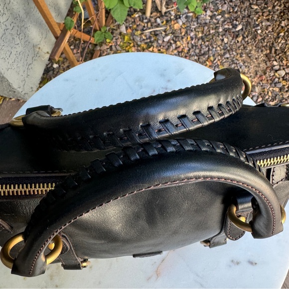 SOLD Dooney & Bourke Leather Florentine Satchel - Picture 7 of 14